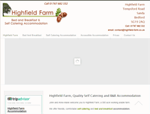 Tablet Screenshot of highfield-farm.co.uk